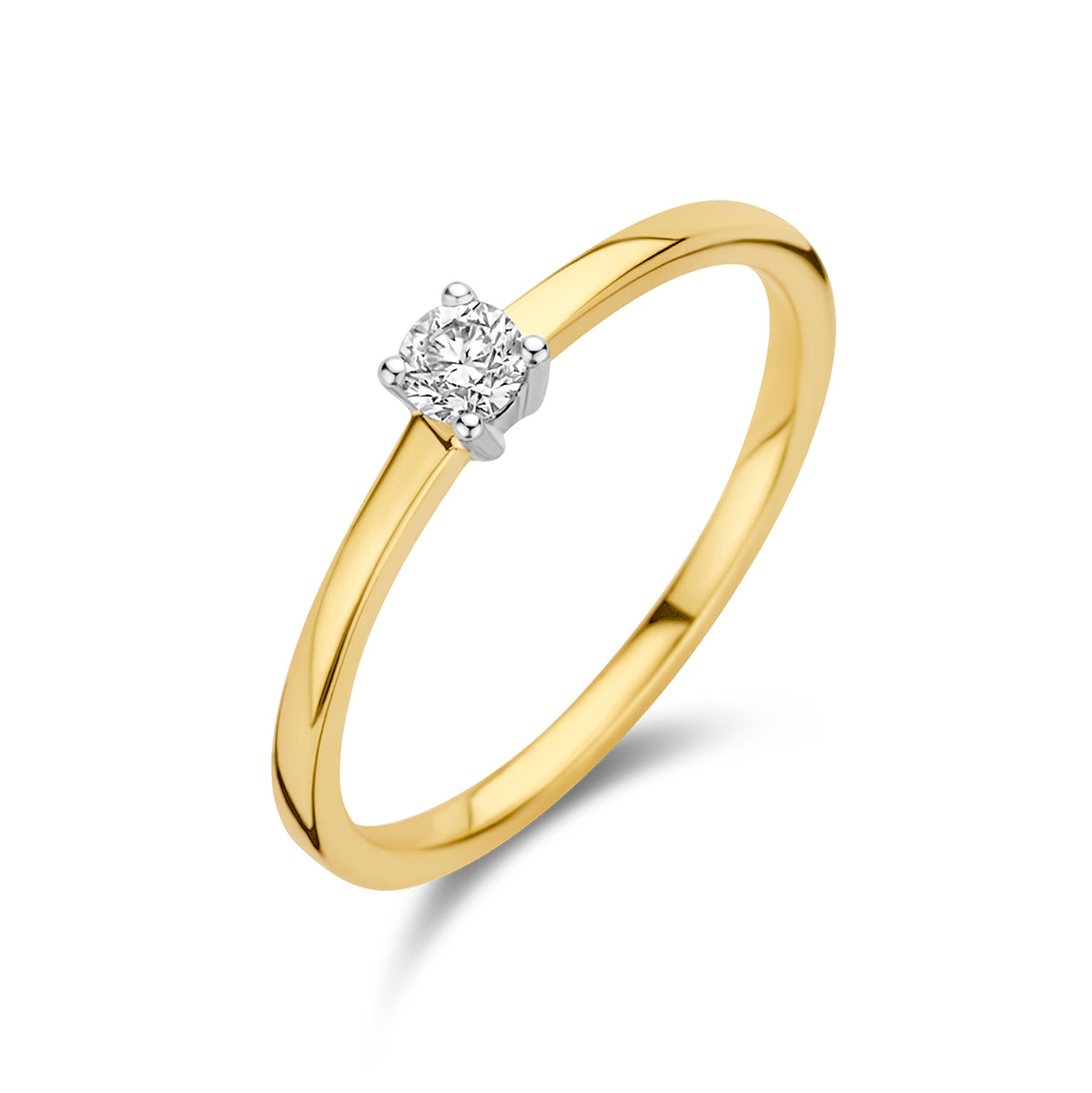 Fantasy Collection Ring diamant 14K bicolor goud