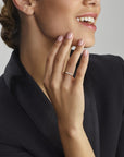 14K Bicolor Geel- En Witgoud Geel/Wit Memoire Ring Diamant 0.15Ct H Si 4208927 - PansiteNederland.nl