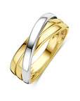14K bicolor goud geel/wit Ring 14K Bicolor Goud Geel/Wit - 4209017 - PansiteNederland.nl