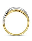 14K bicolor goud geel/wit Ring 14K Bicolor Goud Geel/Wit - 4209017 - PansiteNederland.nl