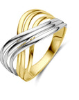 14K bicolor goud geel/wit Ring 14K Bicolor Goud Geel/Wit - 4209021 - PansiteNederland.nl