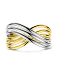 14K bicolor goud geel/wit Ring 14K Bicolor Goud Geel/Wit - 4209021 - PansiteNederland.nl