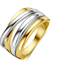 14K bicolor goud geel/wit Ring 14K Bicolor Goud Geel/Wit - 4209029 - PansiteNederland.nl