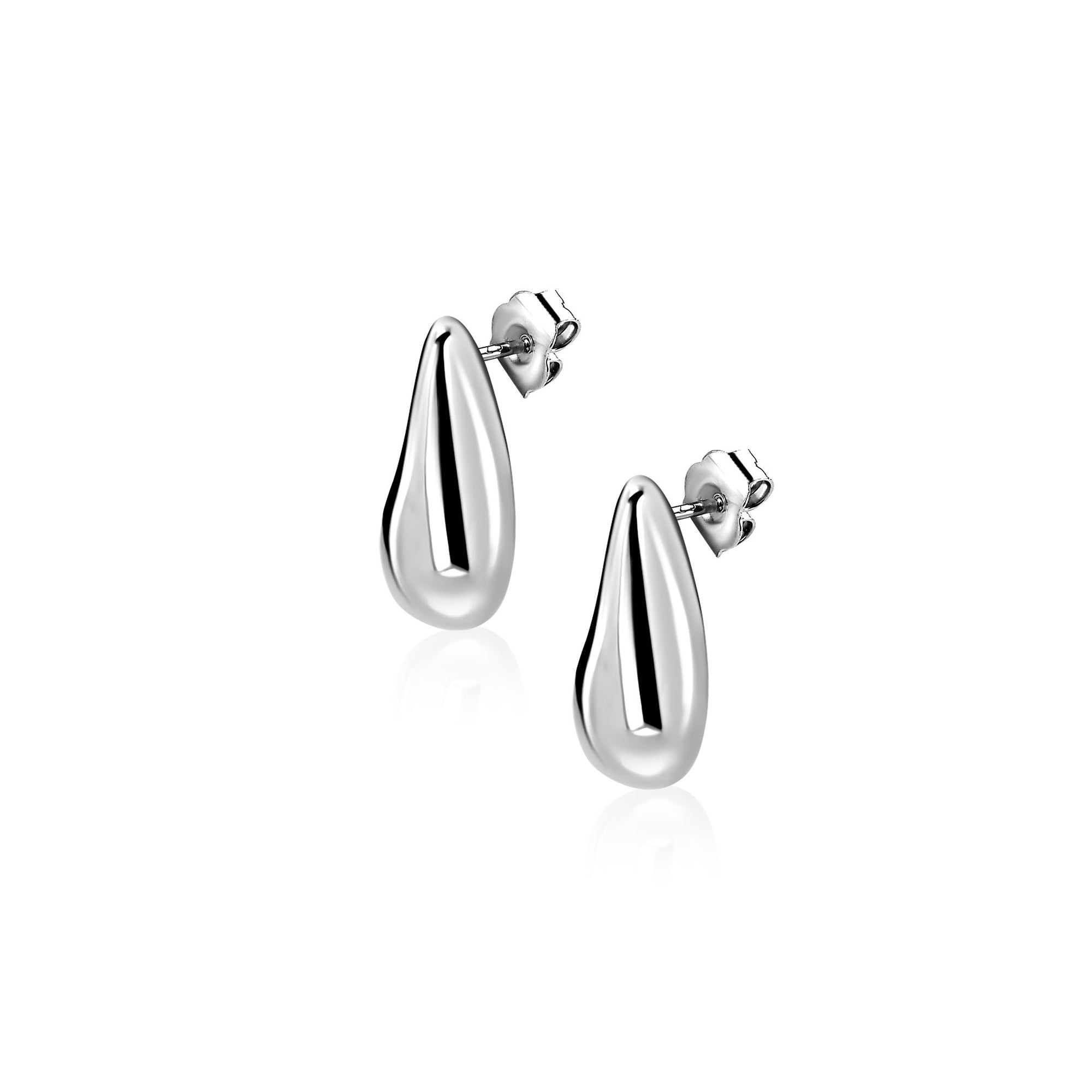 ZINZI zilveren oorstekers druppelvorm 8,5mm ZIO2719 - PansiteNederland.nl