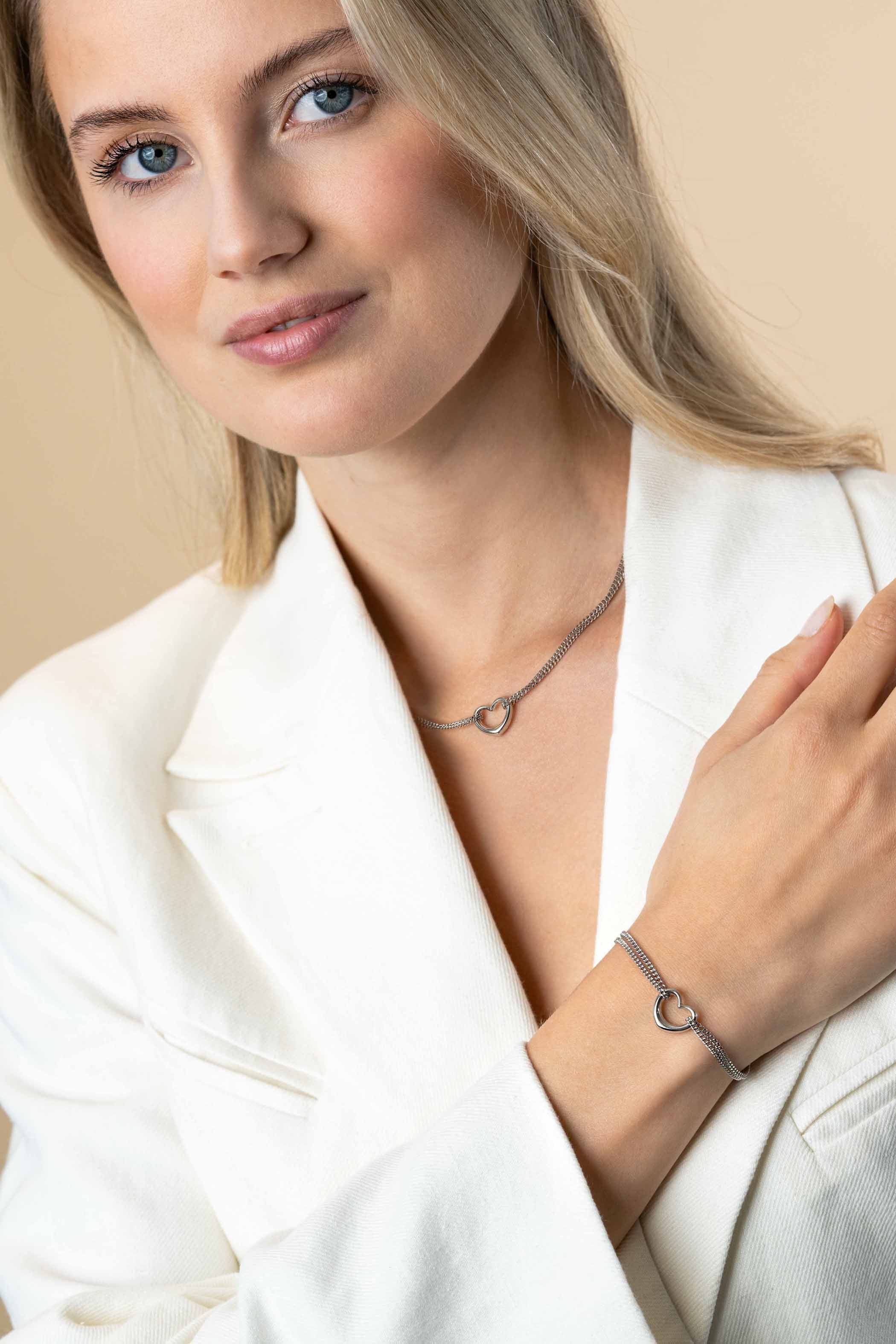 ZINZI Zilveren Armband 16,5 - 19,5 cm - ZIA2516