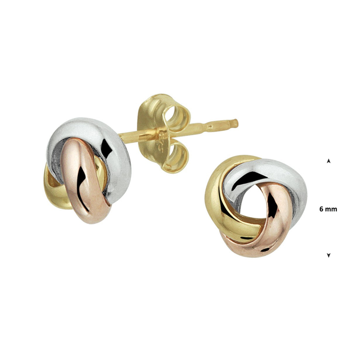 Fantasy Collection Oorbellen tricolor 14K tricolor goud