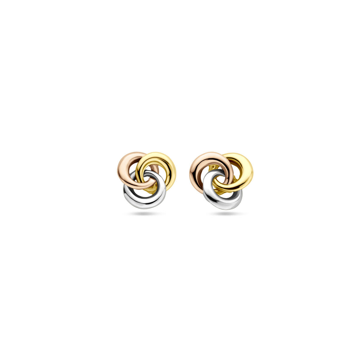 Fantasy Collection Oorbellen 7 mm 14K tricolor goud