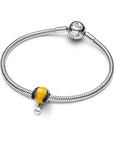 Pandora Disney Pluto Bedel Zilver met Zwart Oranje en Groen Emaille 793982C01