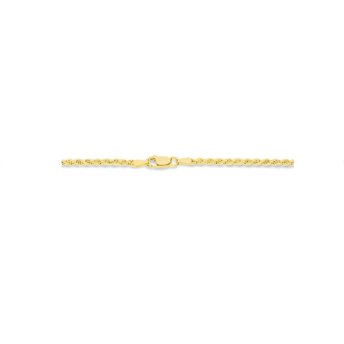 Fantasy Collection Collier koord 2,5 mm 3 micron zilver verguld