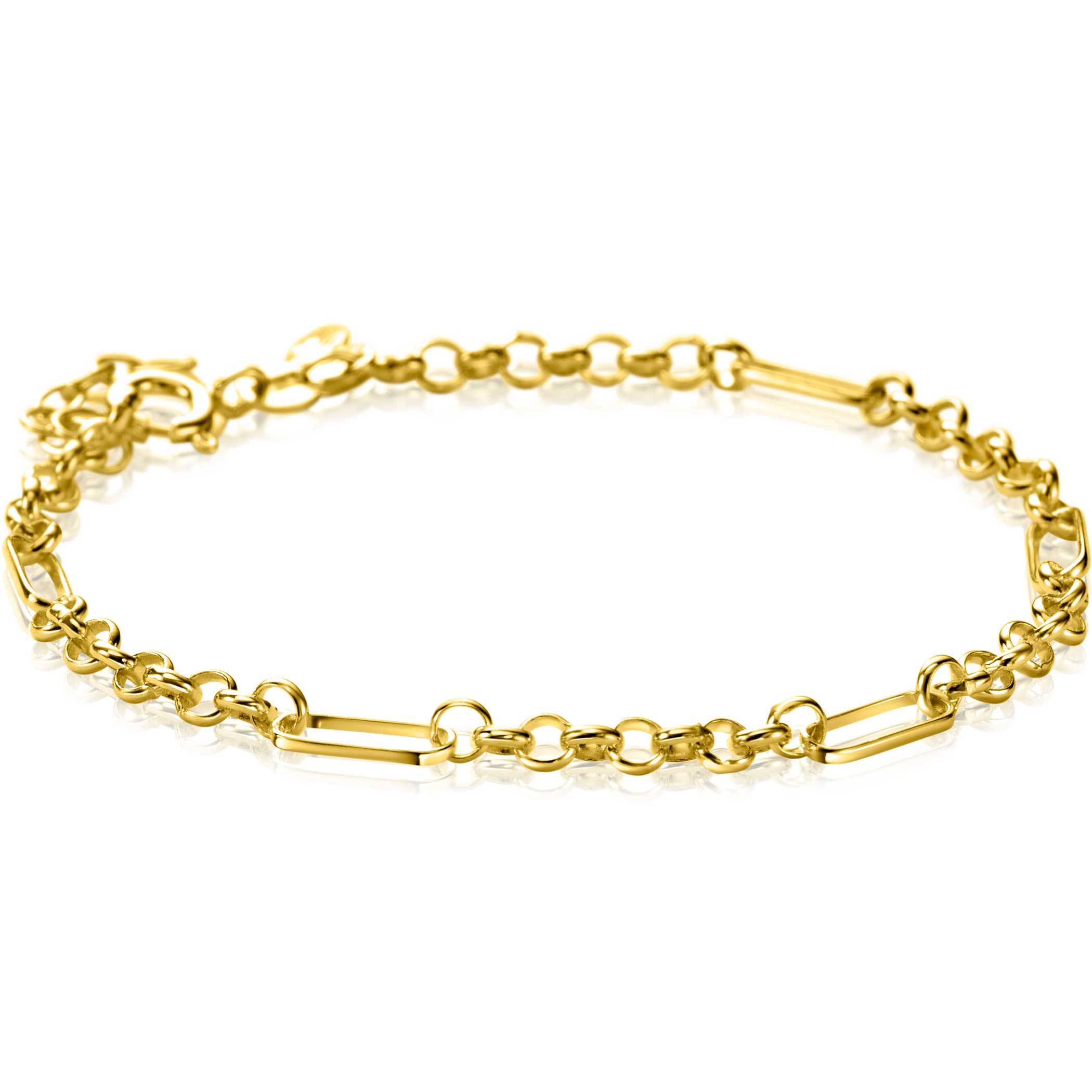 ZINZI 14K Gouden Armband ZGA495 17-19cm