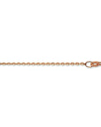 14K Roségoud Collier Anker Gediamanteerd 1,3 mm 4400222 - PansiteNederland.nl