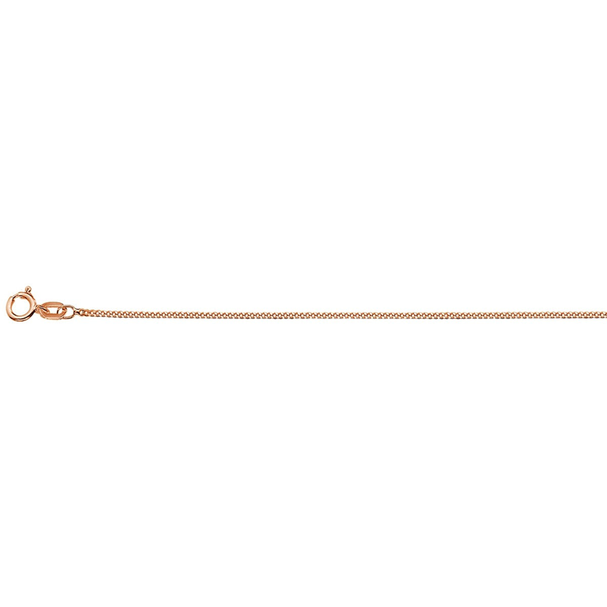 Fantasy Collection Collier gourmette 1,1 mm 14K roségoud