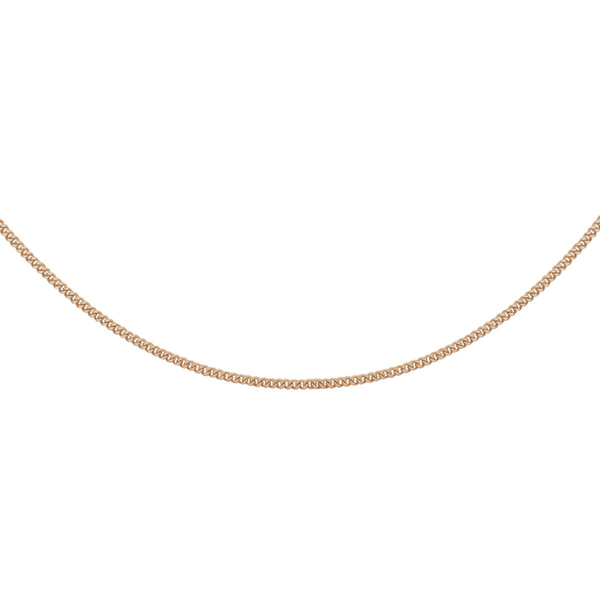 Fantasy Collection Collier gourmette 1,2 mm 14K roségoud