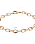 14K Roségoud Armband Anker 5,7 Mm 19 Cm 4401187 - PansiteNederland.nl