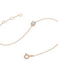 14K Roségoud Armband Zirkonia 0,8 Mm 16,5 - 17,5 - 18,5 Cm 4401249 - PansiteNederland.nl