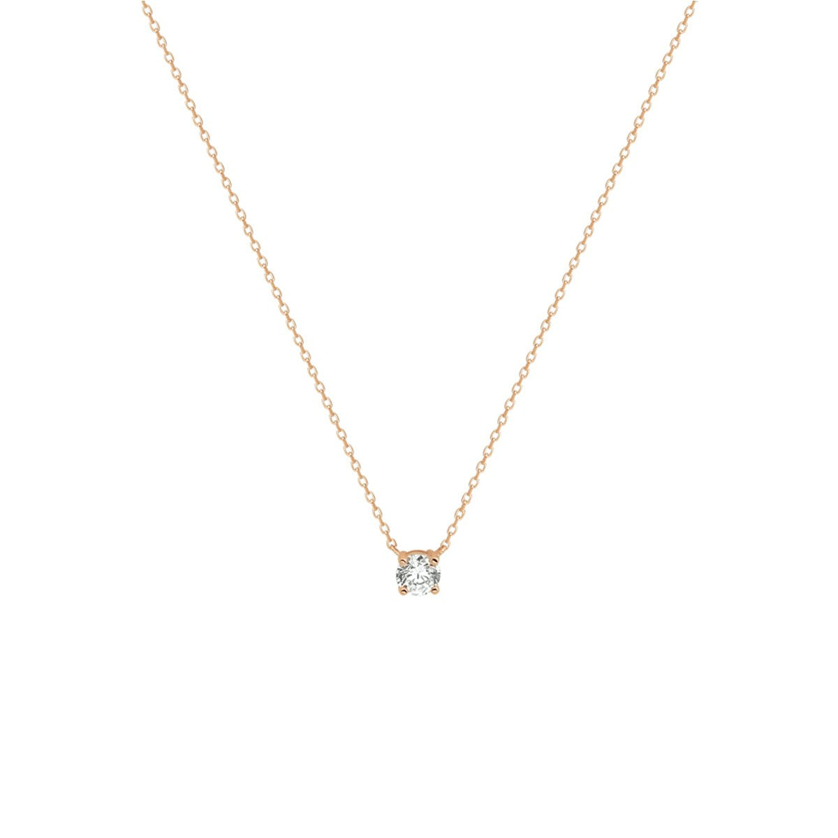Fantasy Collection Collier zirkonia 40 - 42 - 44 cm 14K roségoud