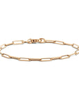 14K Roségoud Armband Paperclip Vierkante Buis 3,0 Mm 18 Cm 4401378 - PansiteNederland.nl