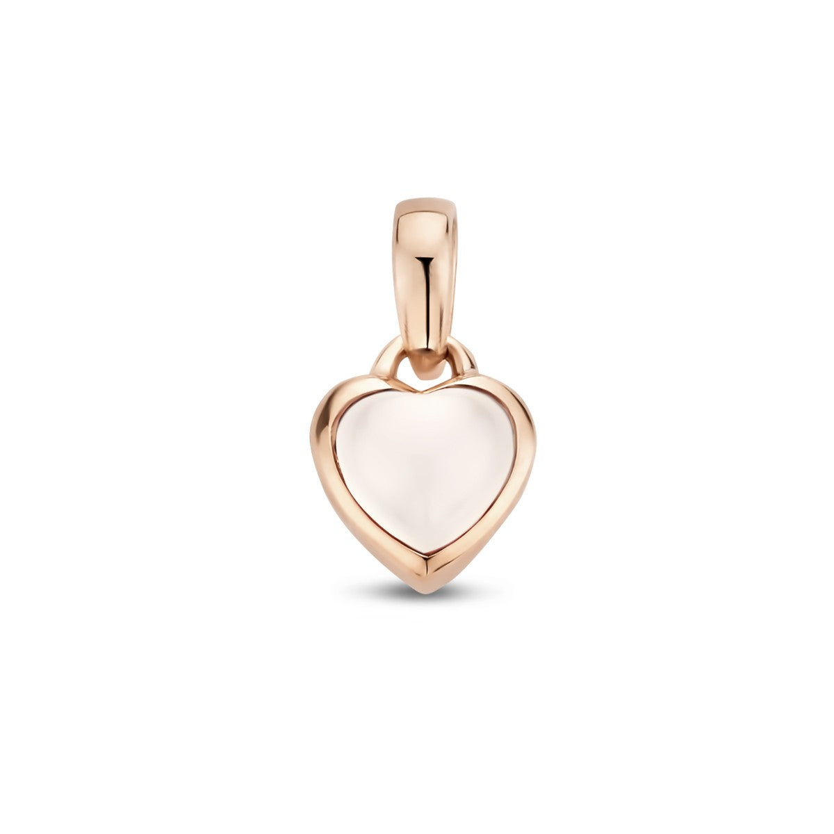 Fantasy Collection Hanger hart maansteen 14K roségoud