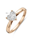 14K rosegoud Ring Lab Grown Diamant 1.00Ct H Si 4401590 - PansiteNederland.nl