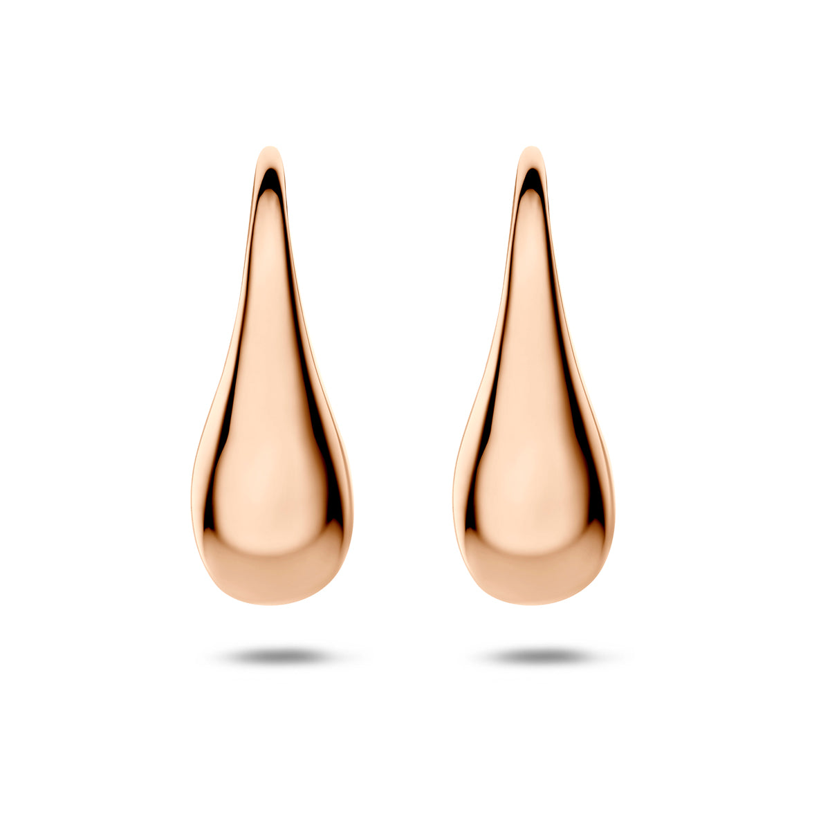 Fantasy Collection Oorhangers druppel franse haak 14K roségoud 24,5 mm - afbeelding 3