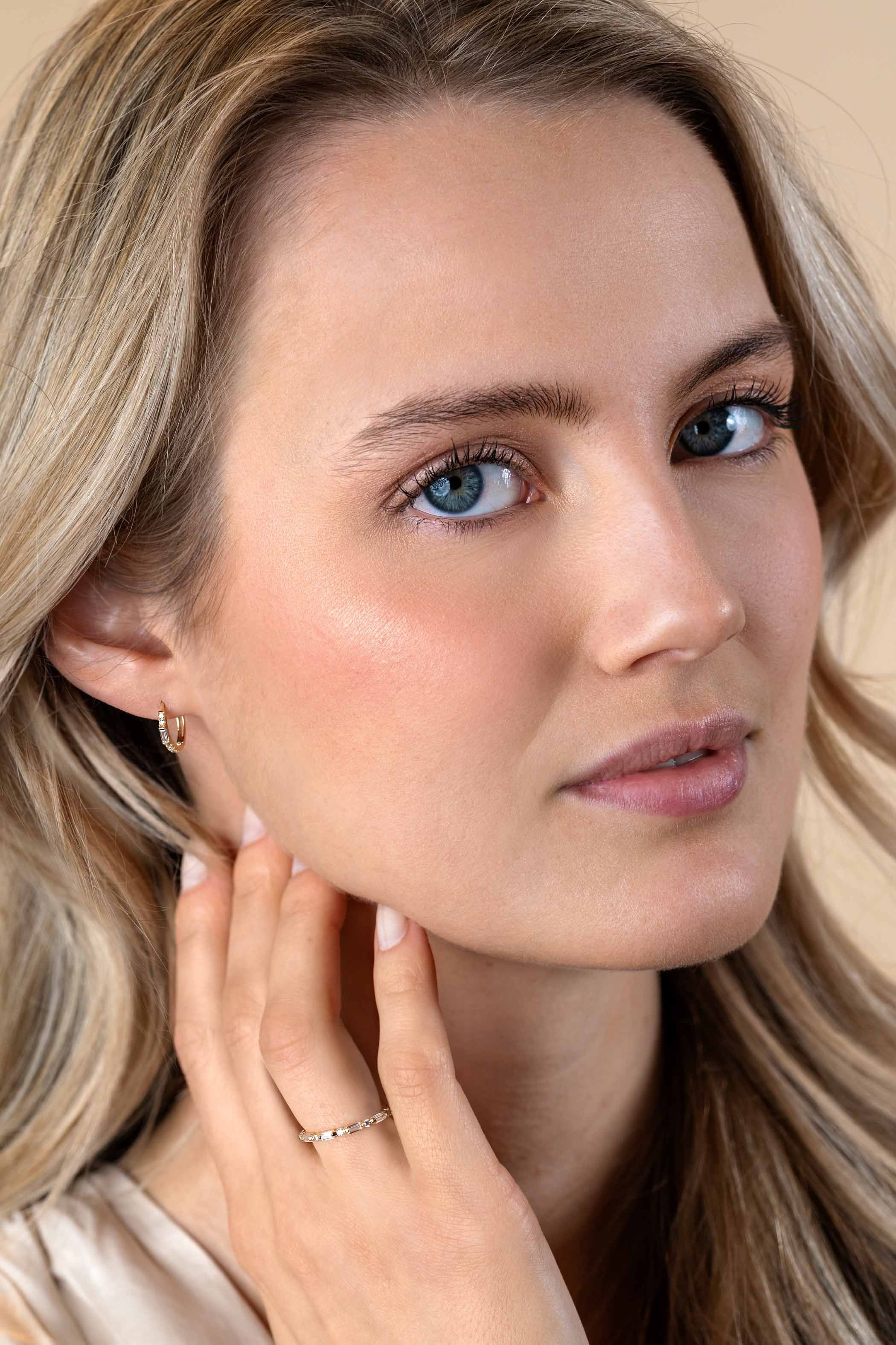ZINZI 14K Gouden Ring met Witte Zirkonia ZGR403