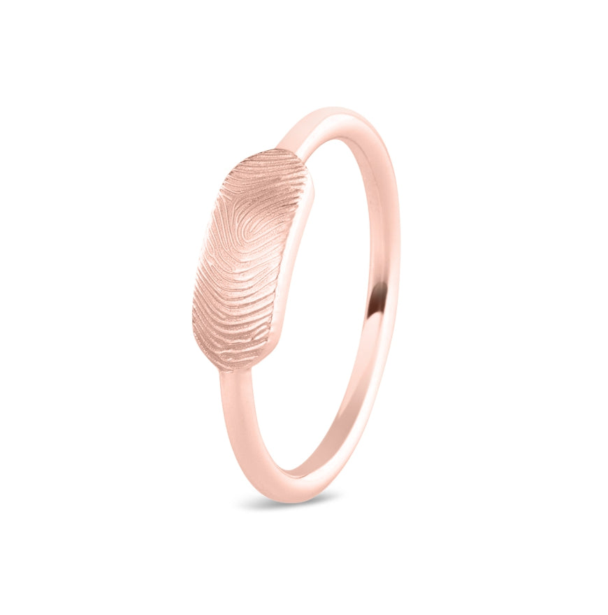 See You Minimalist Signet Ring goud - 455S-EU47