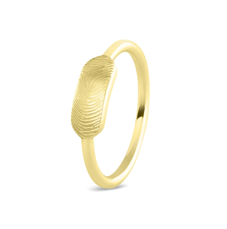 See You Minimalist Signet Ring goud - 455S-EU47