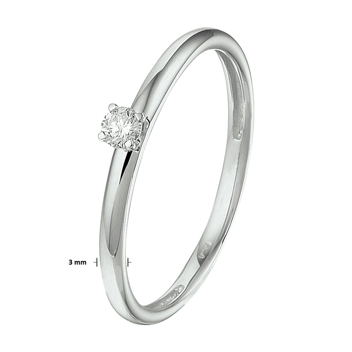 Fantasy Collection Ring diamant 14K witgoud