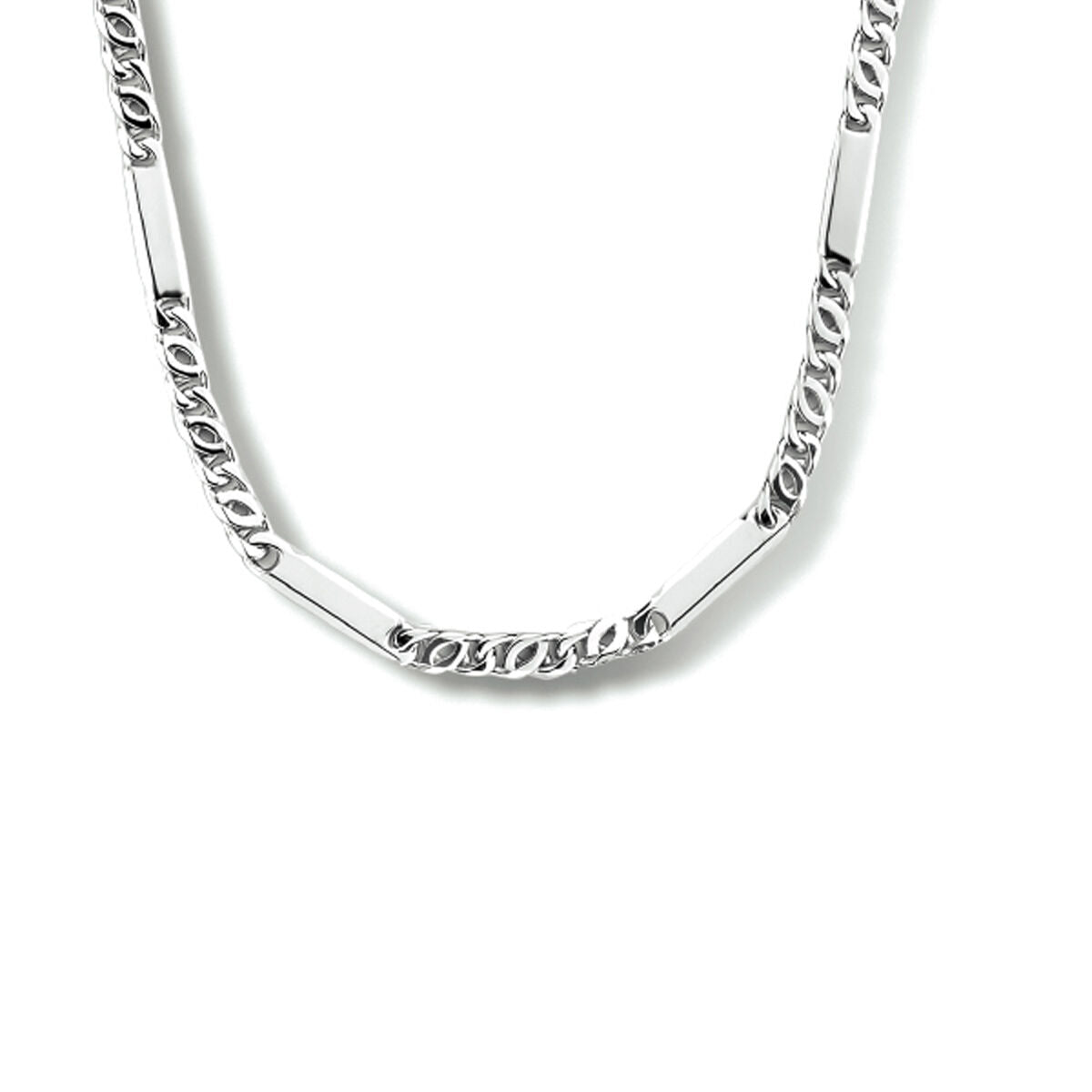 Fantasy Collection Collier valkenoog met tussenstuk 2,3 mm zilver gerhodineerd