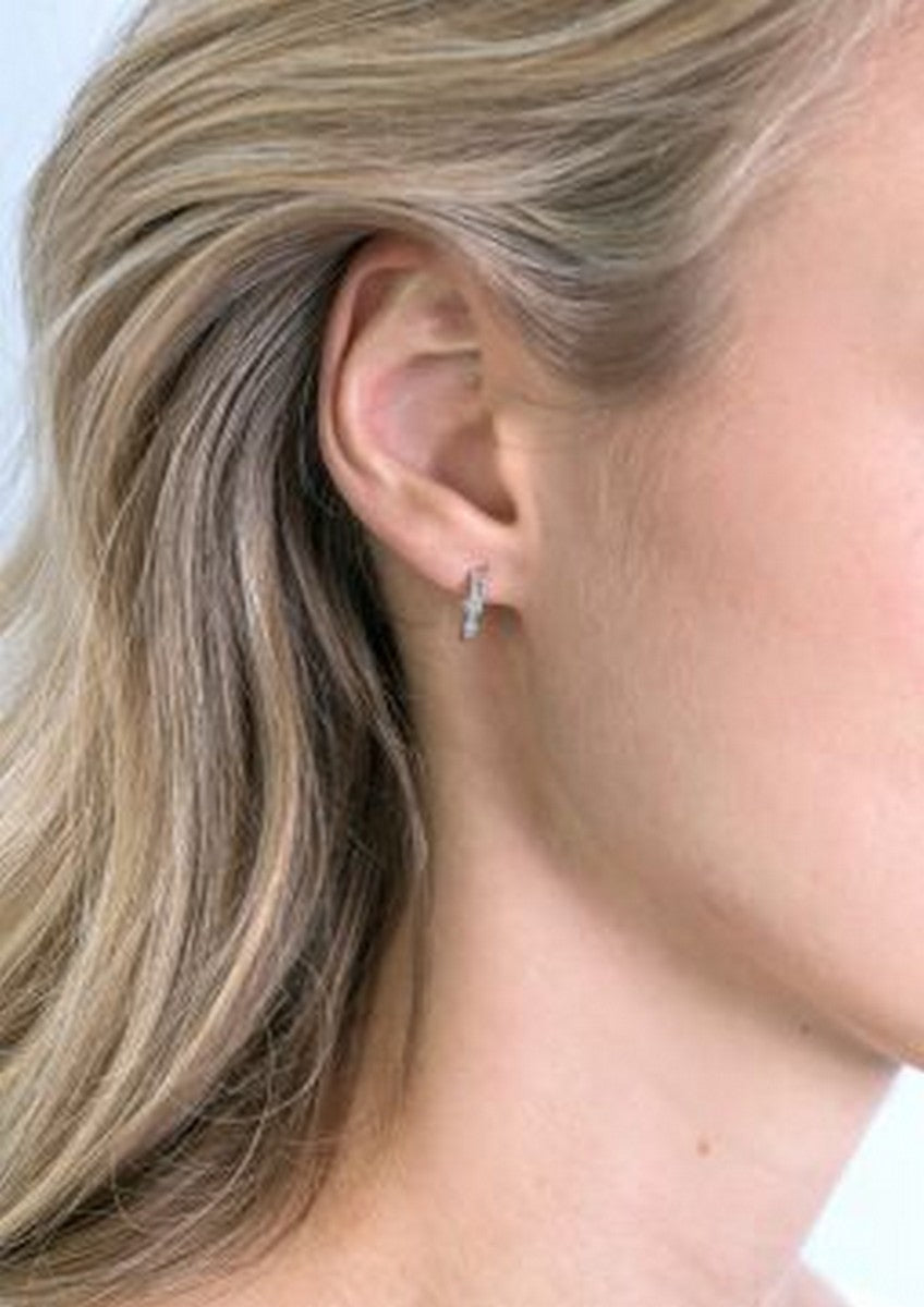 ZINZI 14K Gouden Oorbellen met Witte Zirkonia ZGO427Z