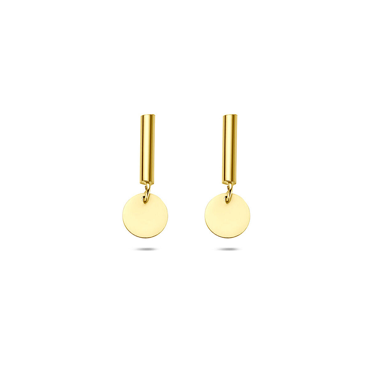 Fantasy Collection Hangende oorbellen 11 mm 14K geelgoud