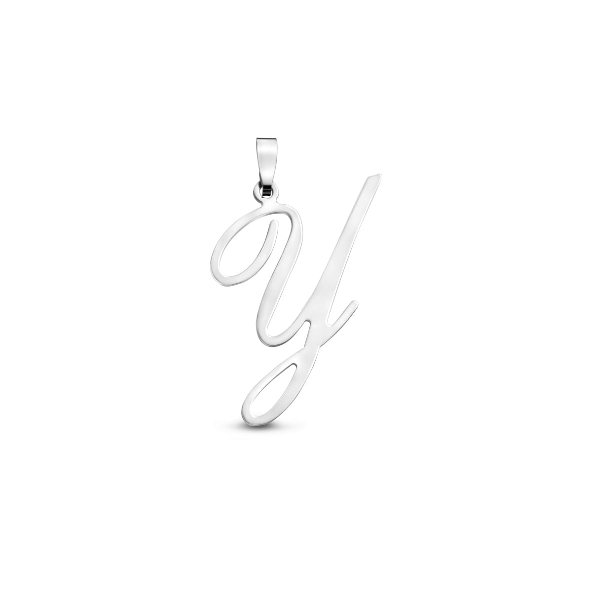 Hanger sierletter Y 30 mm zilver #Letter_Y