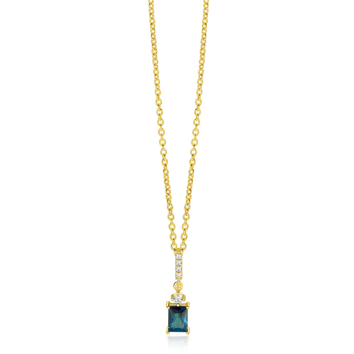 ZINZI Verguld Zilveren Ketting ZIC2896