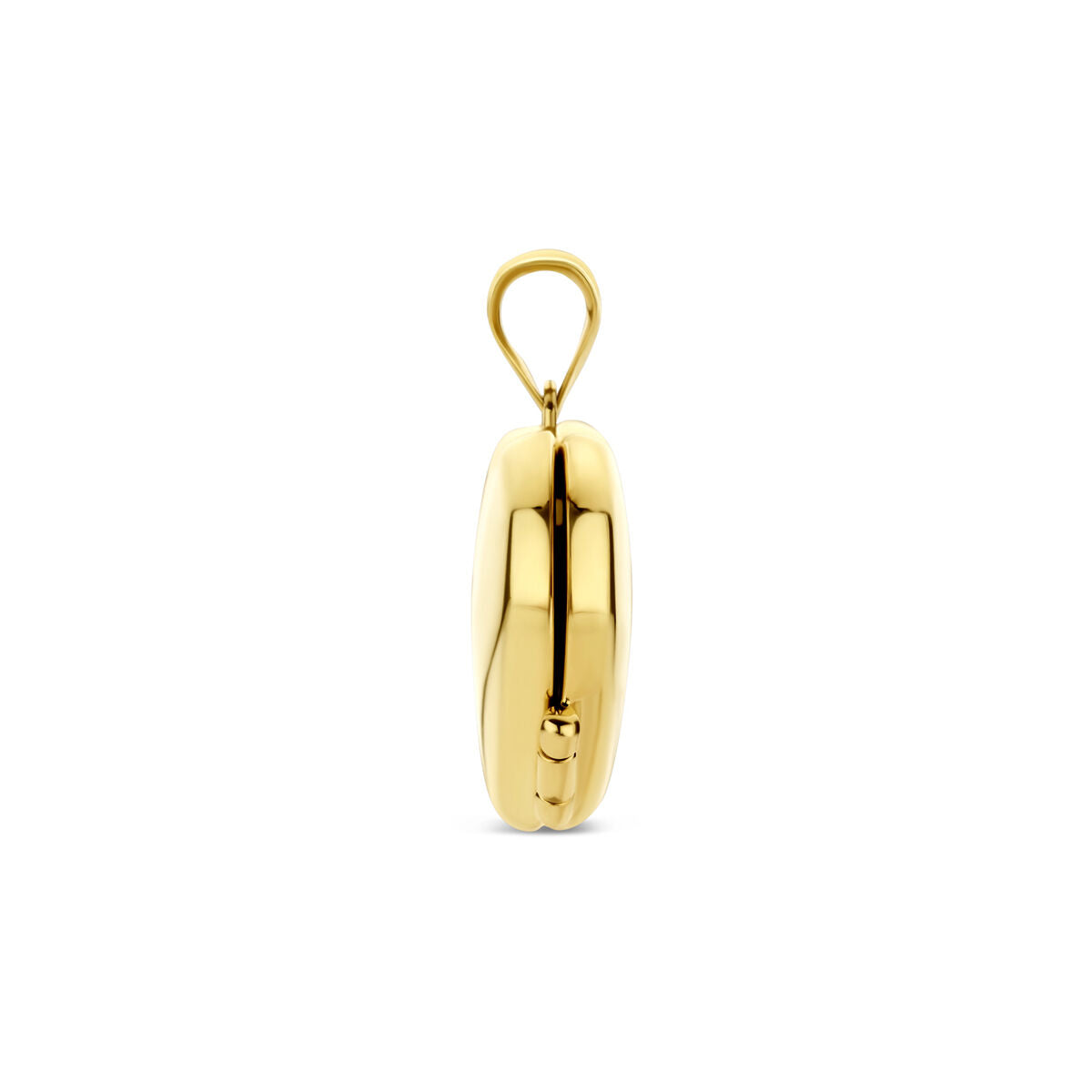 Hanger medaillon hartje 14K geelgoud 15 mm