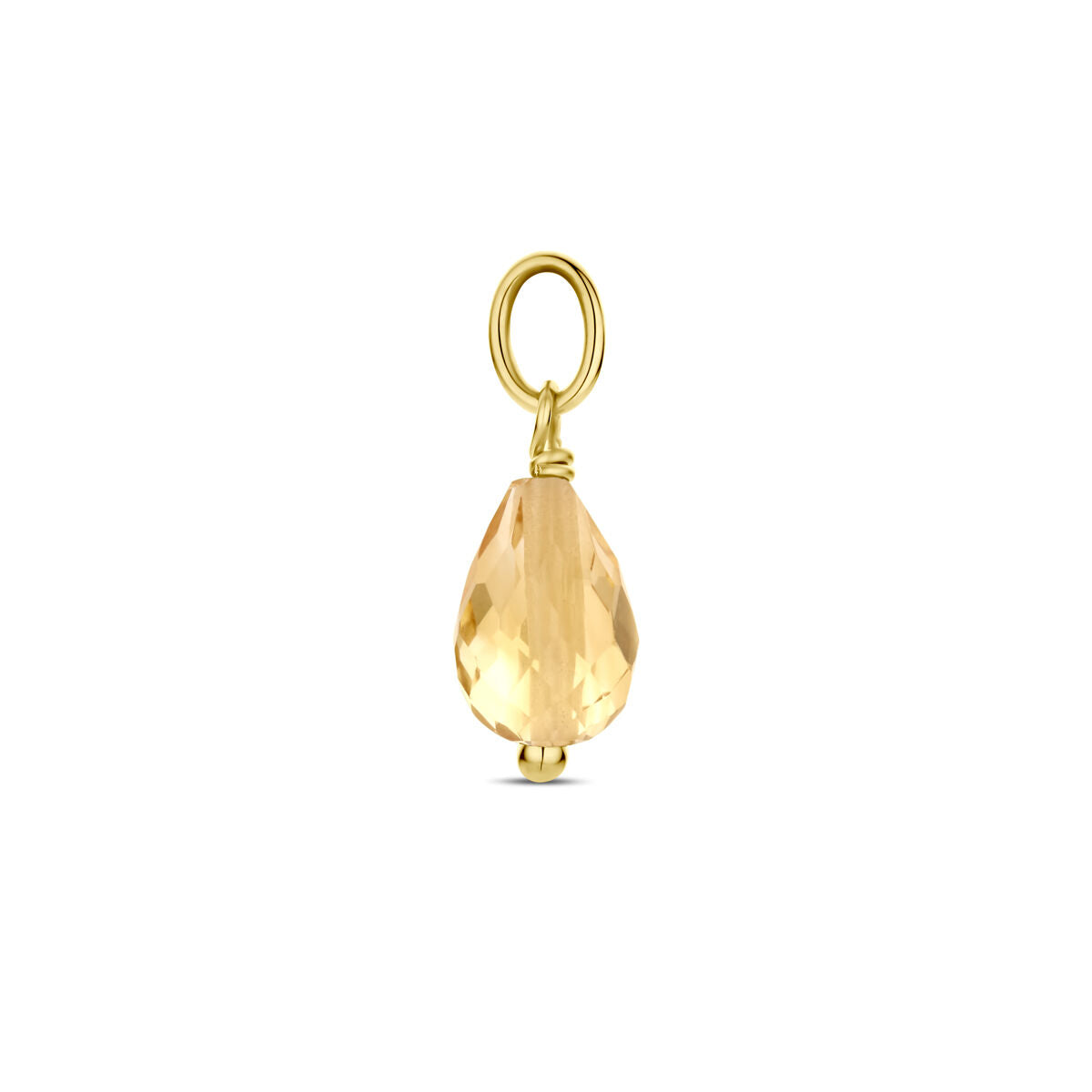 Fantasy Collection Hanger citrien 15 mm 14K geelgoud