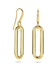 14K geelgouden oorhangers schakel 33 mm - 4034483 - PansiteNederland.nl