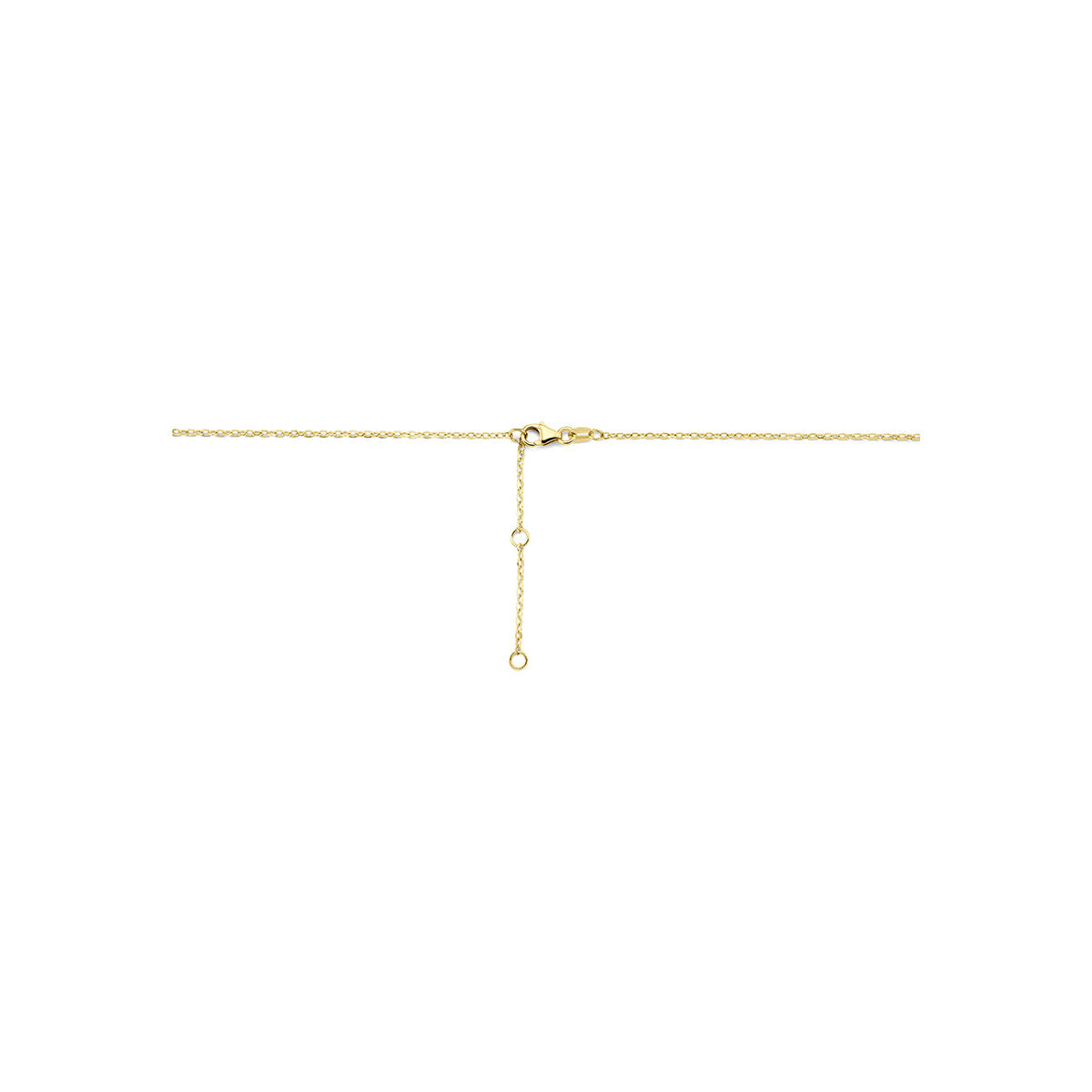 Collier citrien amethist topaas 14K geelgoud 40 - 42 - 44 cm