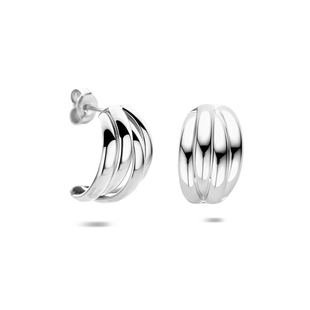 Fantasy Collection Oorbellen 19 mm zilver
