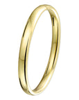 bangle scharnier massief ovale buis 7 mm Zilgold (geelgoud met zilverkern) - PansiteNederland.nl