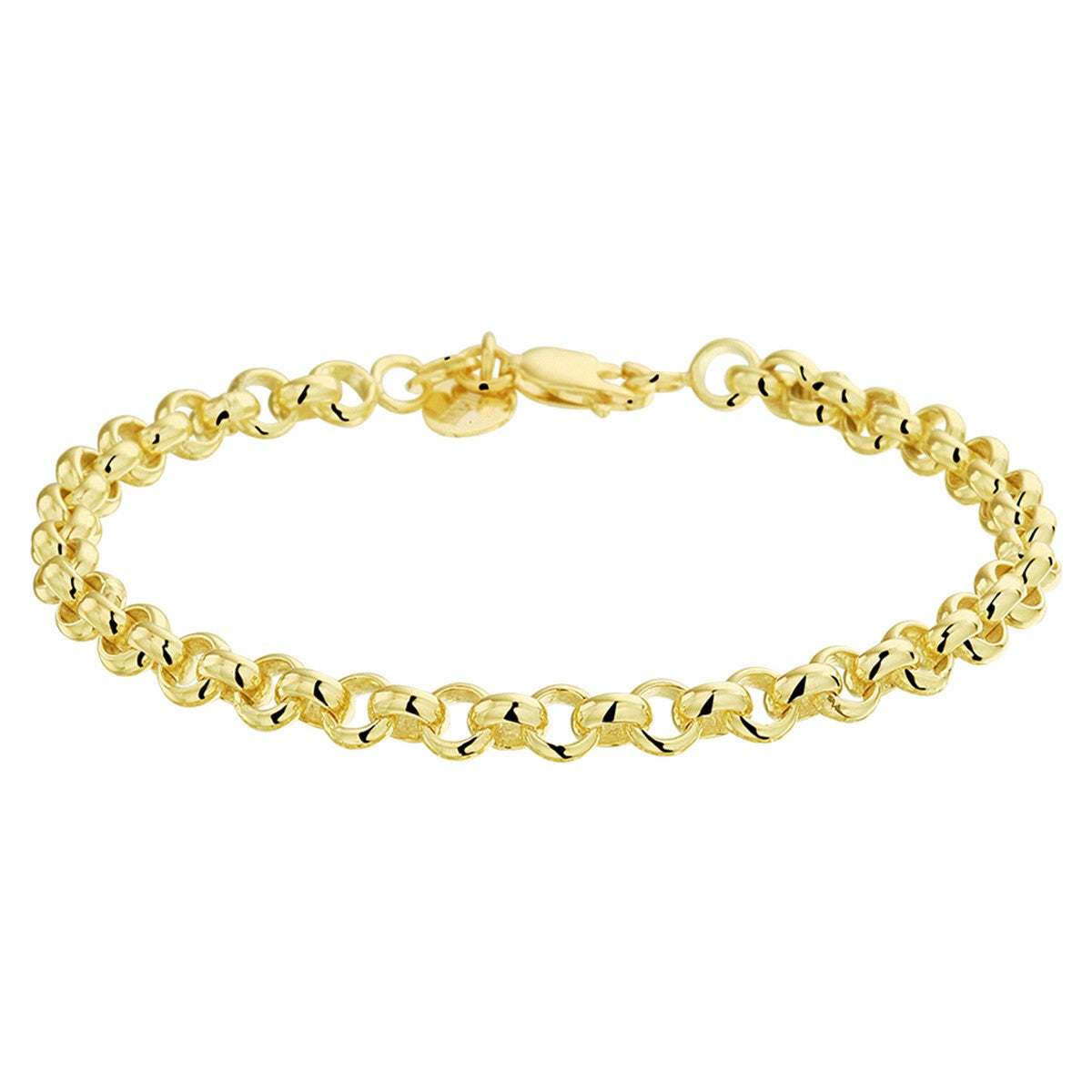 Fantasy Collection Armband jasseron massief 5,0 mm silgold