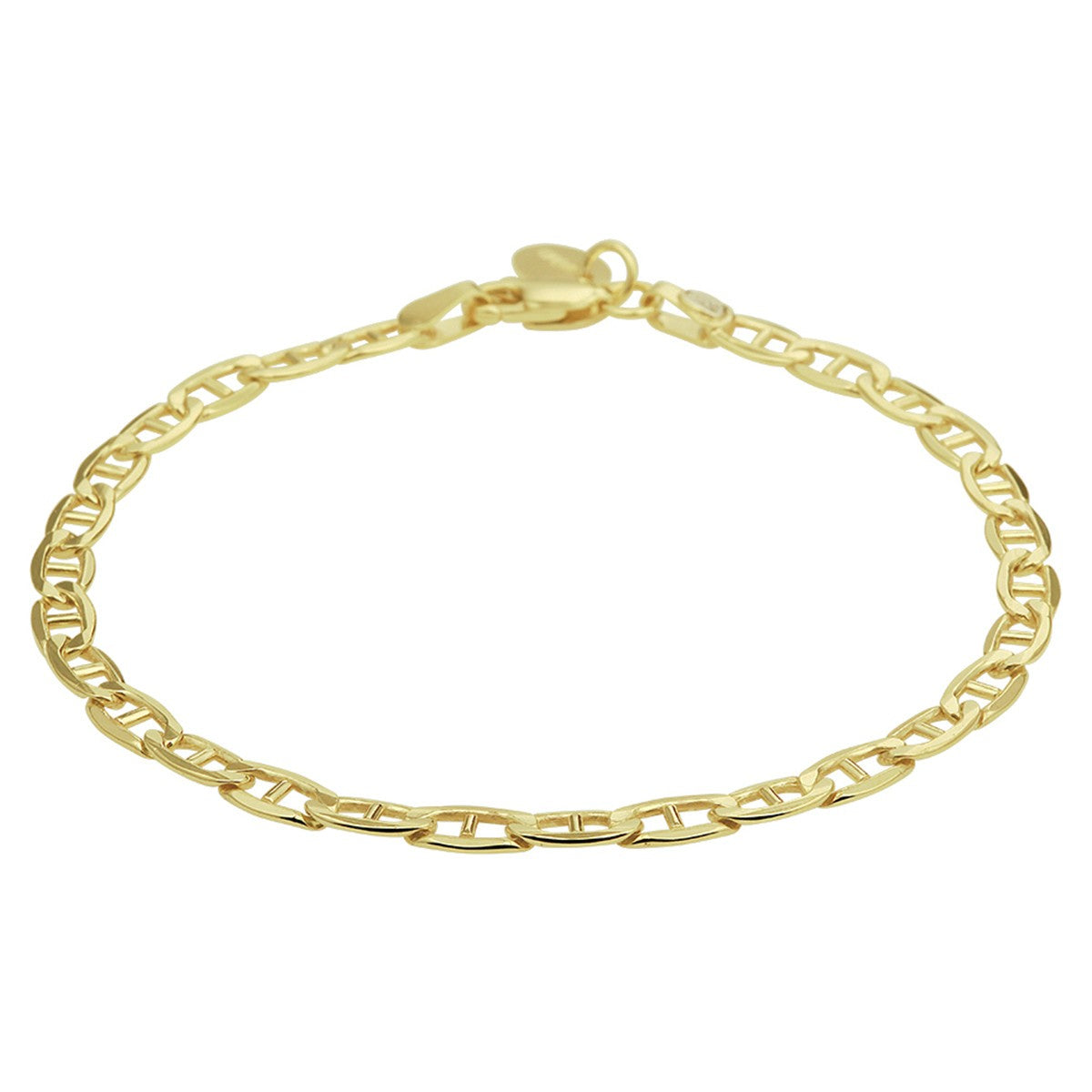 Fantasy Collection Armband anker massief 4,2 mm silgold
