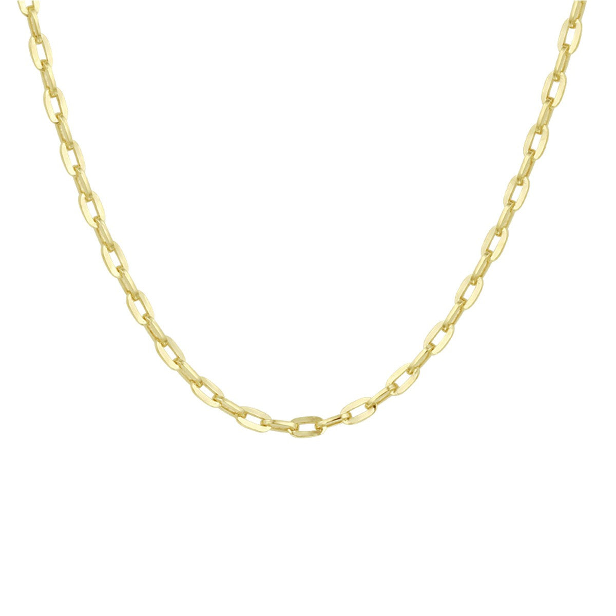 Fantasy Collection Collier anker massief 3,0 mm 45 cm silgold