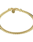 Zilgold (Geelgoud Met Zilverkern) Armband Gourmet 4,7 Mm 19 Cm 5000246 - PansiteNederland.nl
