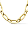 Zilgold (geelgoud met zilverkern) collier anker 5,5 mm 45 cm 5000288 - PansiteNederland.nl