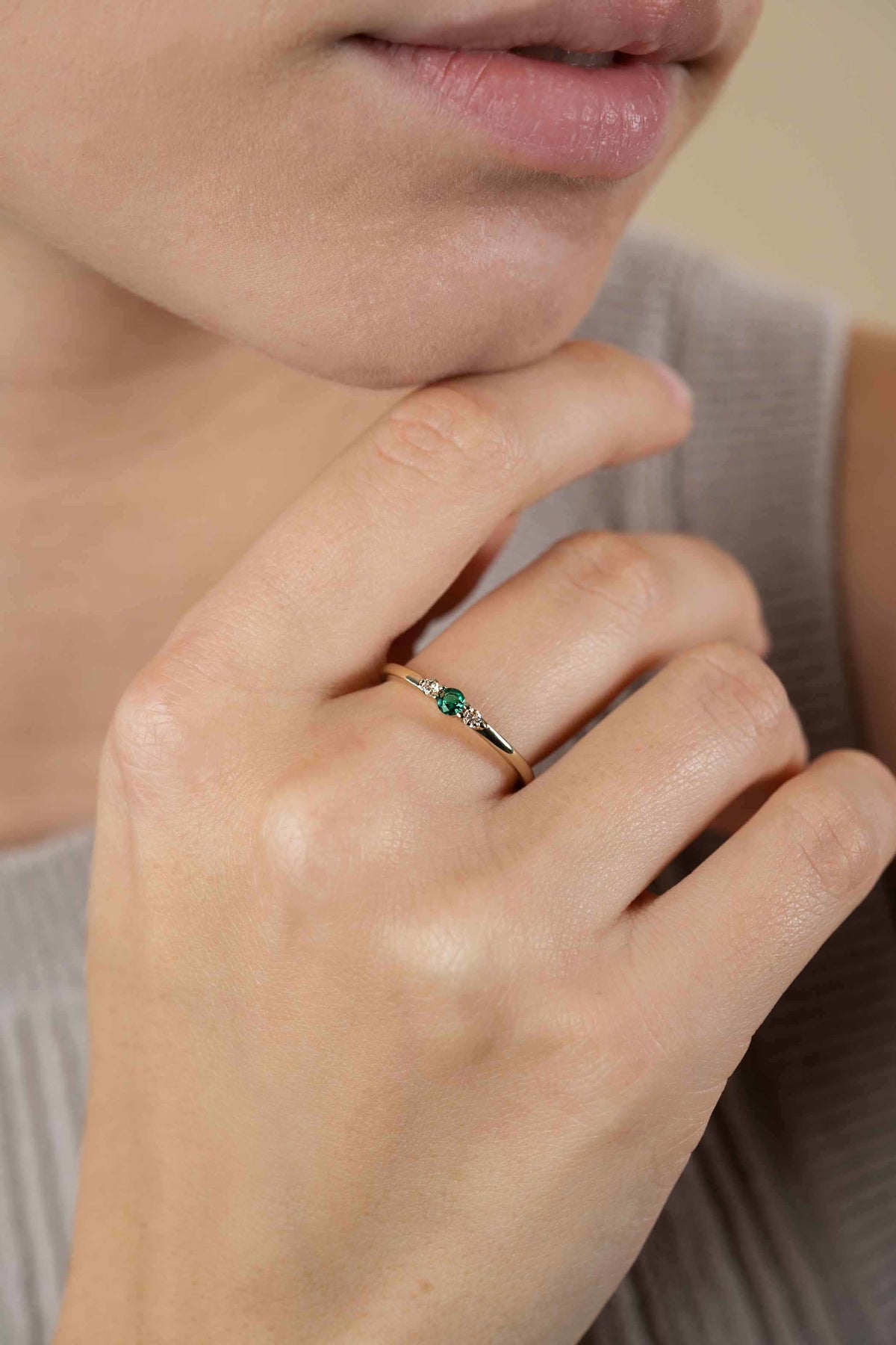 ZINZI Verguld Zilveren Ring met Zirkonia ZIR2562