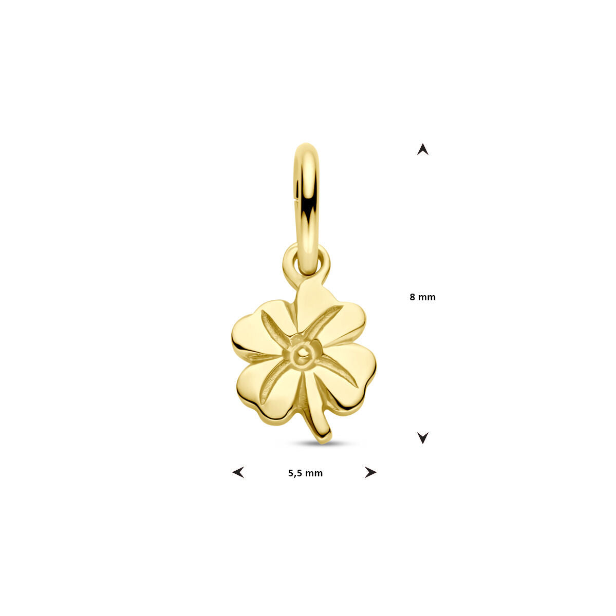 Fantasy Collection Hanger klaver 14K geelgoud