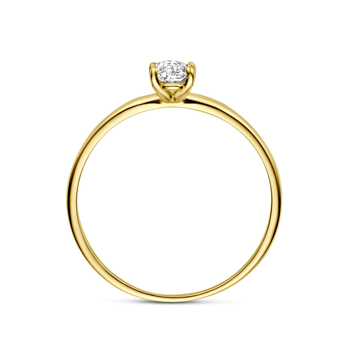 Fantasy Collection Ring zirkonia 14K geelgoud