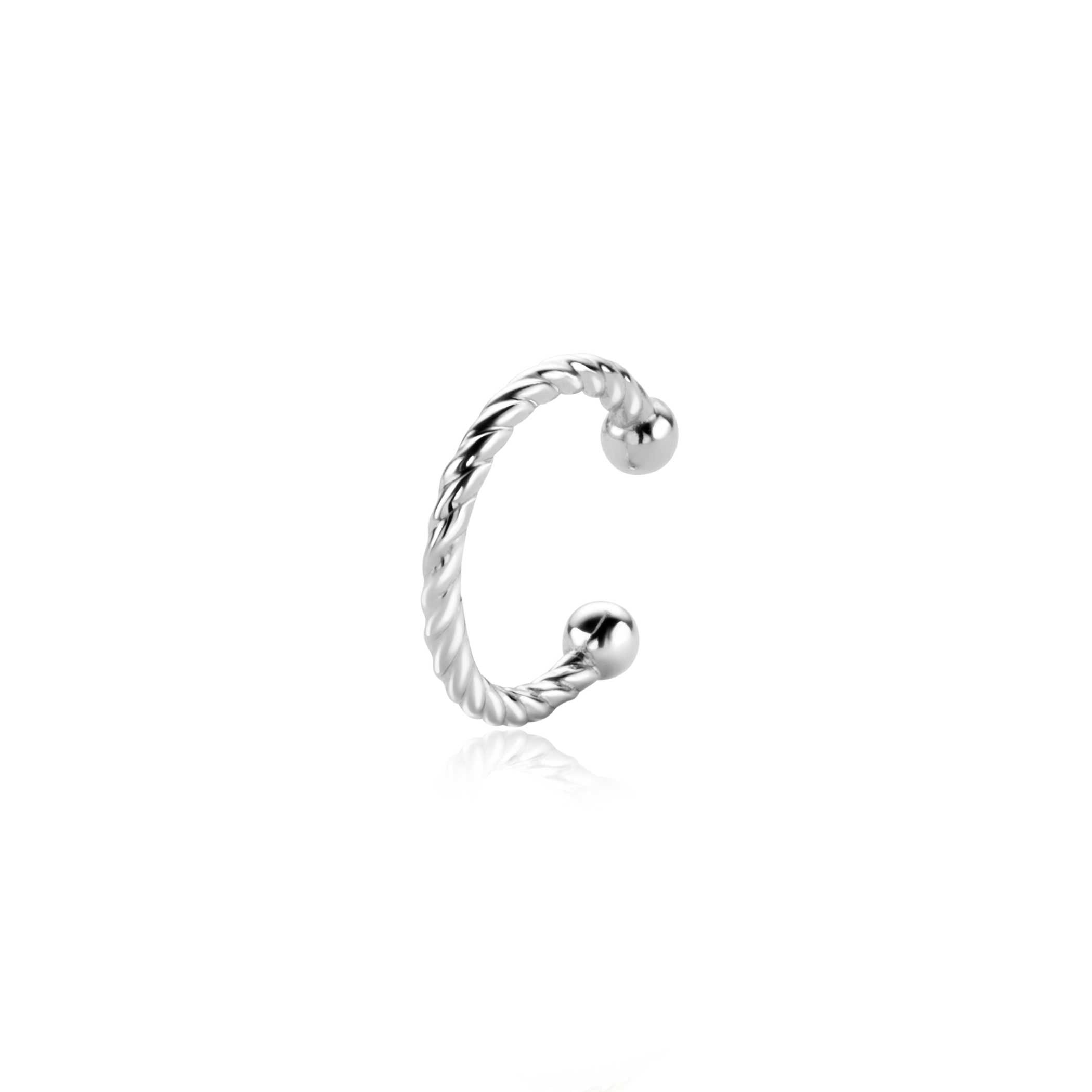ZINZI Zilveren Oorbellen ZIO-CUFF3