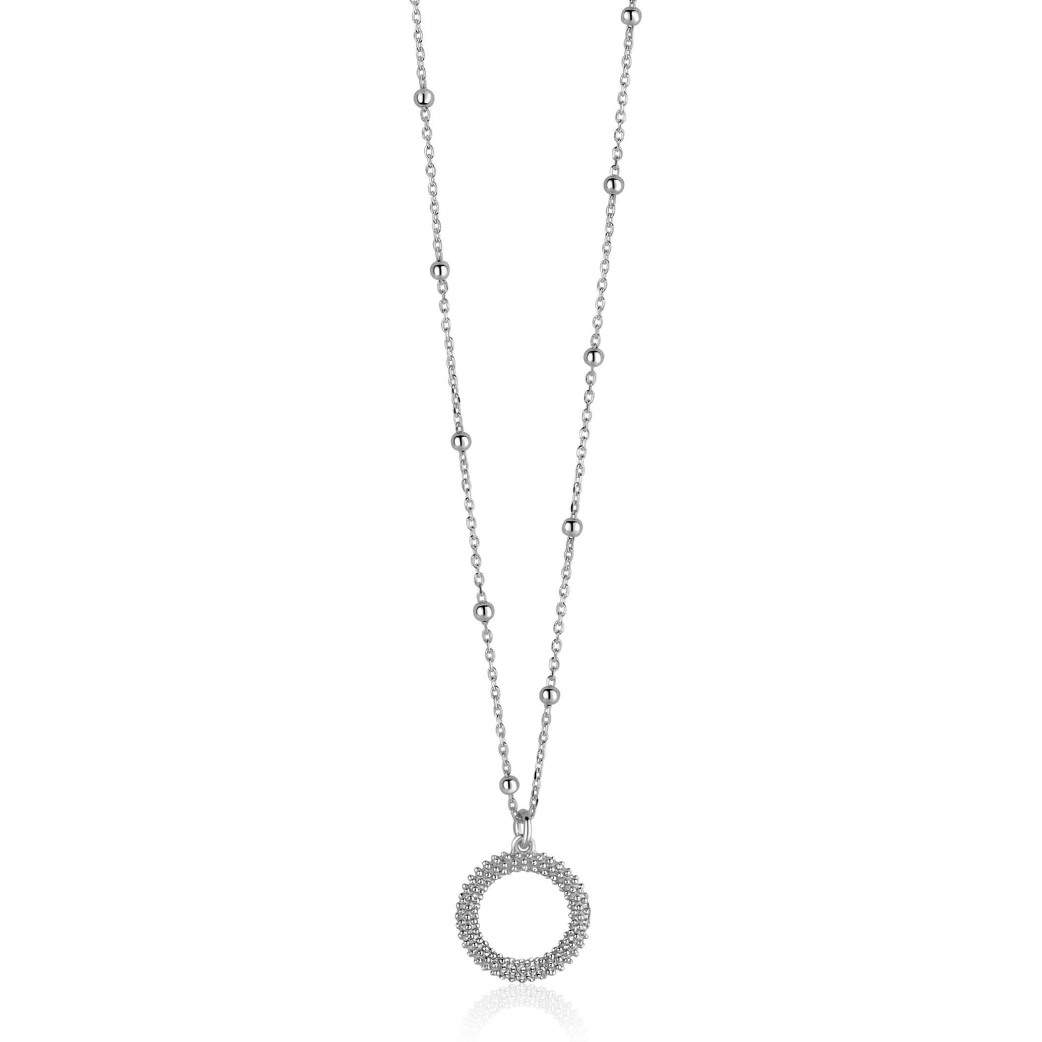 ZINZI Zilveren Ketting 42-45cm - ZIC2704