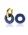 ZINZI oorbedels rond met lapis lazuli edelsteen ZICH2274L 12mm (zonder oorringen) - PansiteNederland.nl
